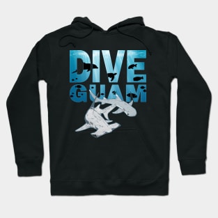 Guam Hammerhead Shark and Whitetip Shark Hoodie